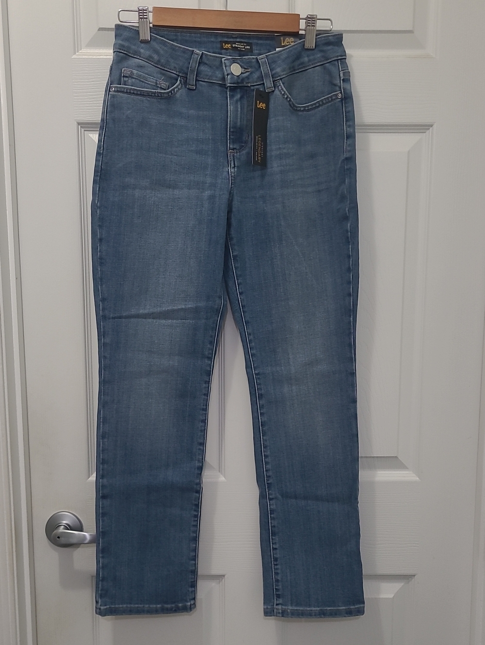 Lee Women's Light Blue Straight Leg Jeans